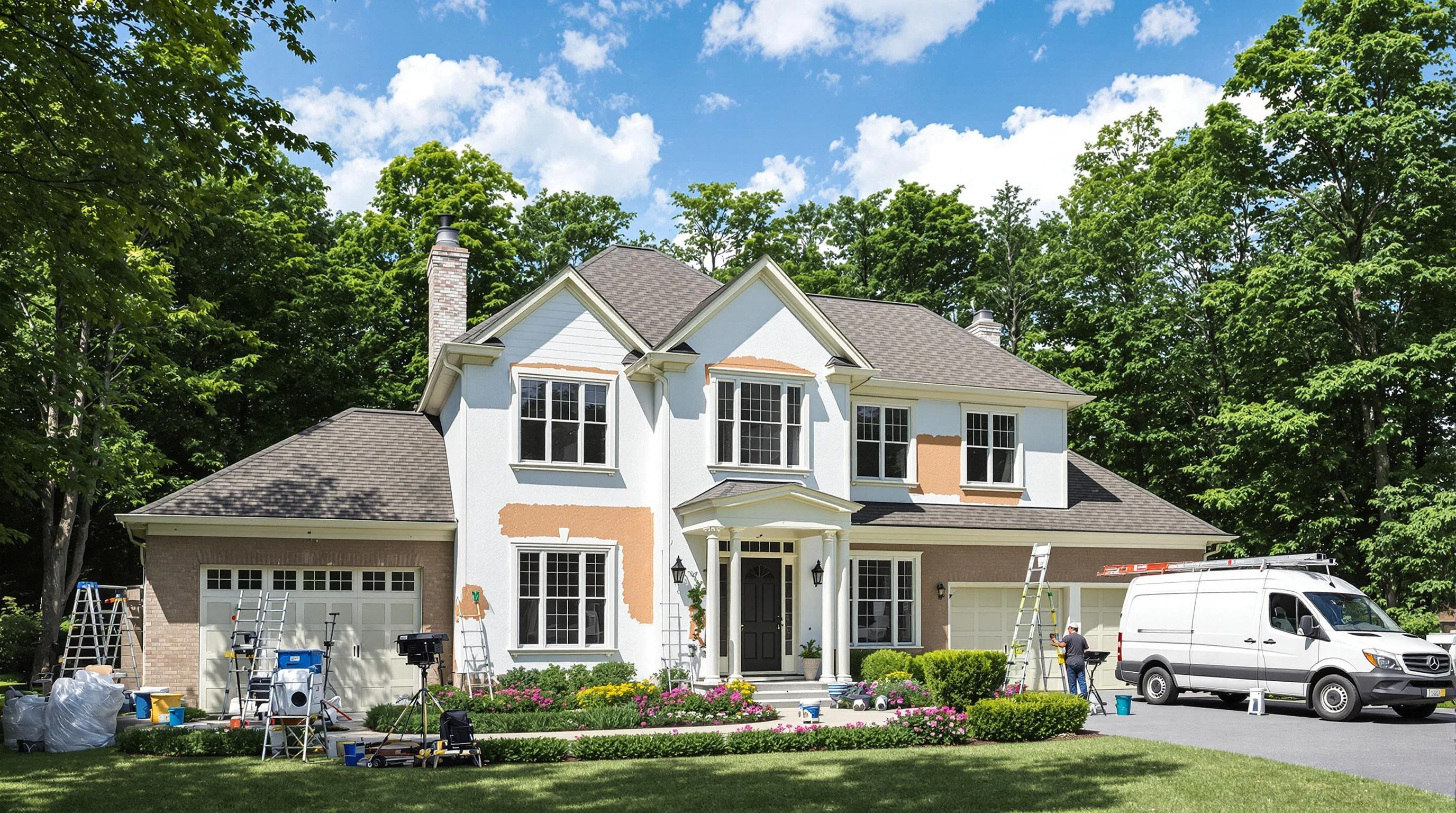 Parma House Painters painting crew working in Broadview Heights, OH